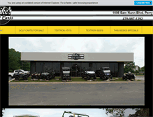Tablet Screenshot of mikesgolfcarts.com